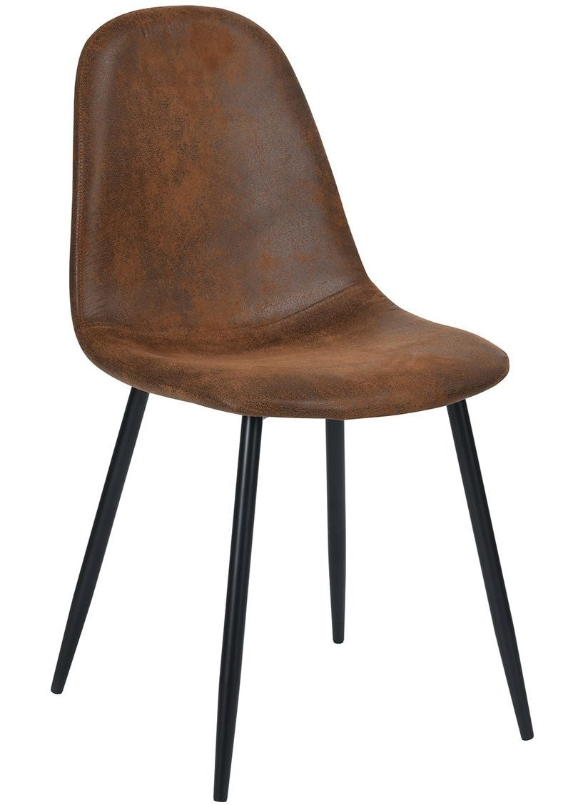 39F Charlton Suede Dining Chair, Brown S3Z7 - product image 2