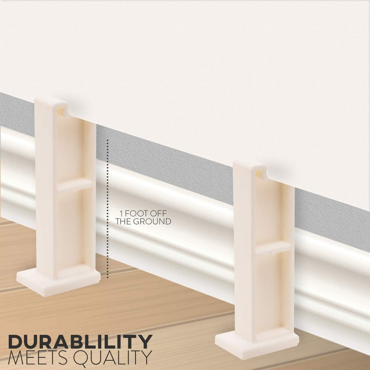 Heater Ezymount Drill-Less Mounting System, White P6V3 - product image 3