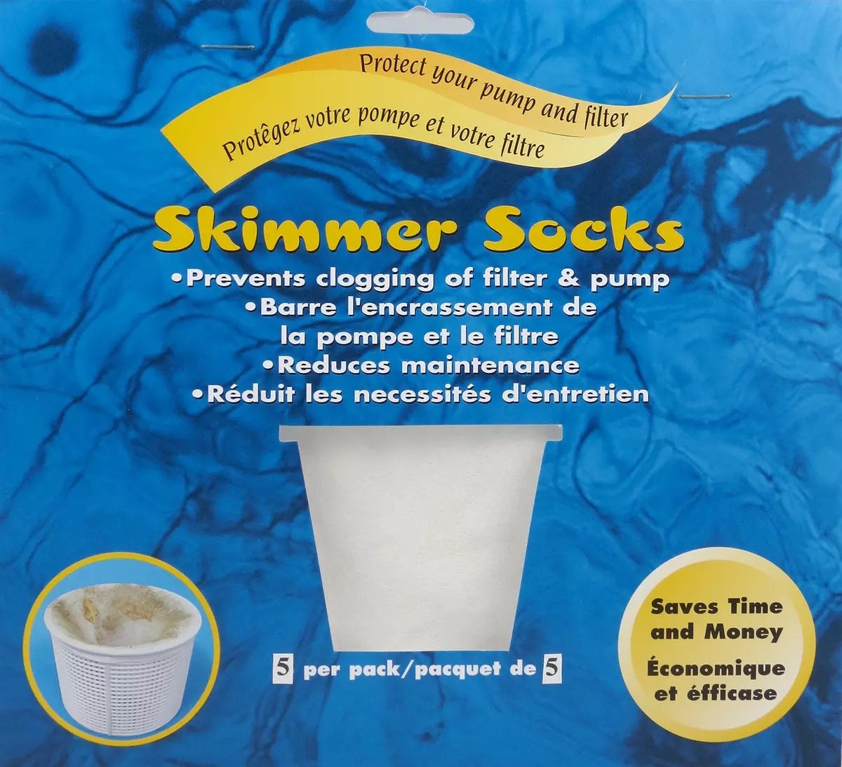 Pool Skimmer Socks for Baskets & Skimmers, 5-pk D6S5 - product image 1