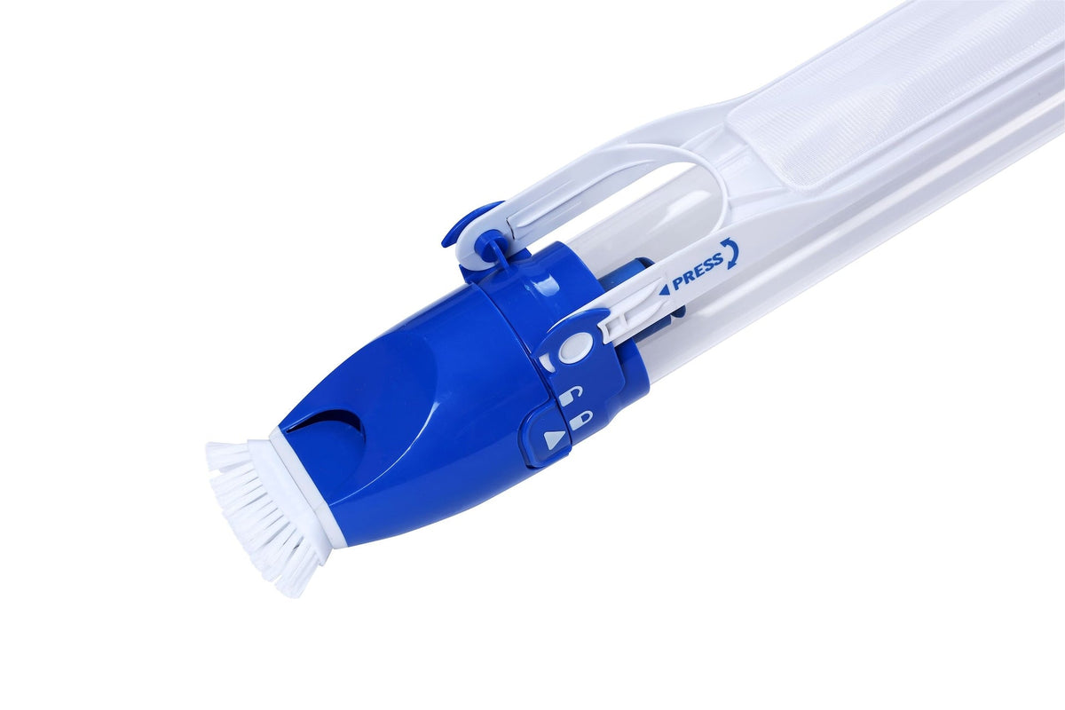 Small Pool Vacuum with Telescopic Pole & Skimmer Attachments U0K2 - product image 7