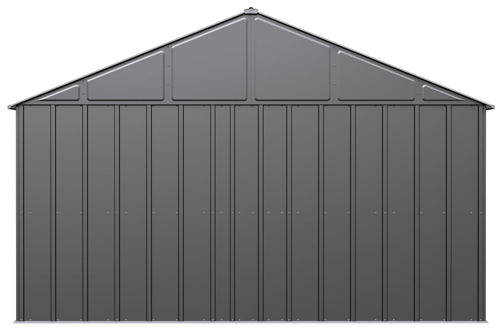 Classic 12x12-ft Charcoal Corrosion-Resistant Metal Shed D3H4 - product image 6