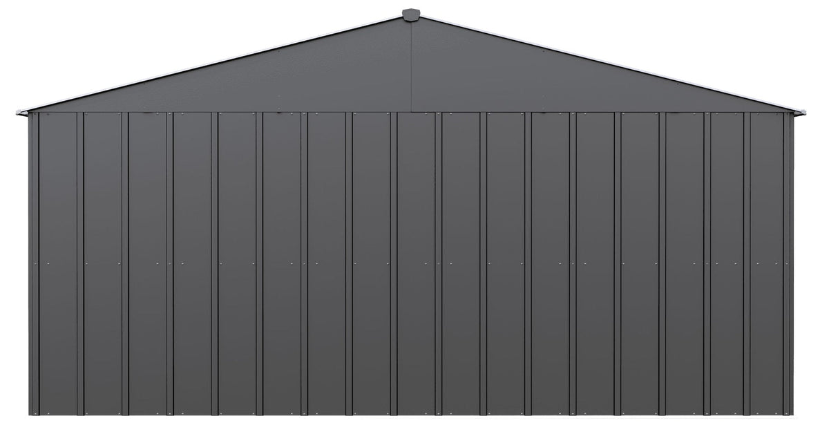 Classic 14x12-ft Charcoal Lockable Metal Shed F8Z4 - product image 6