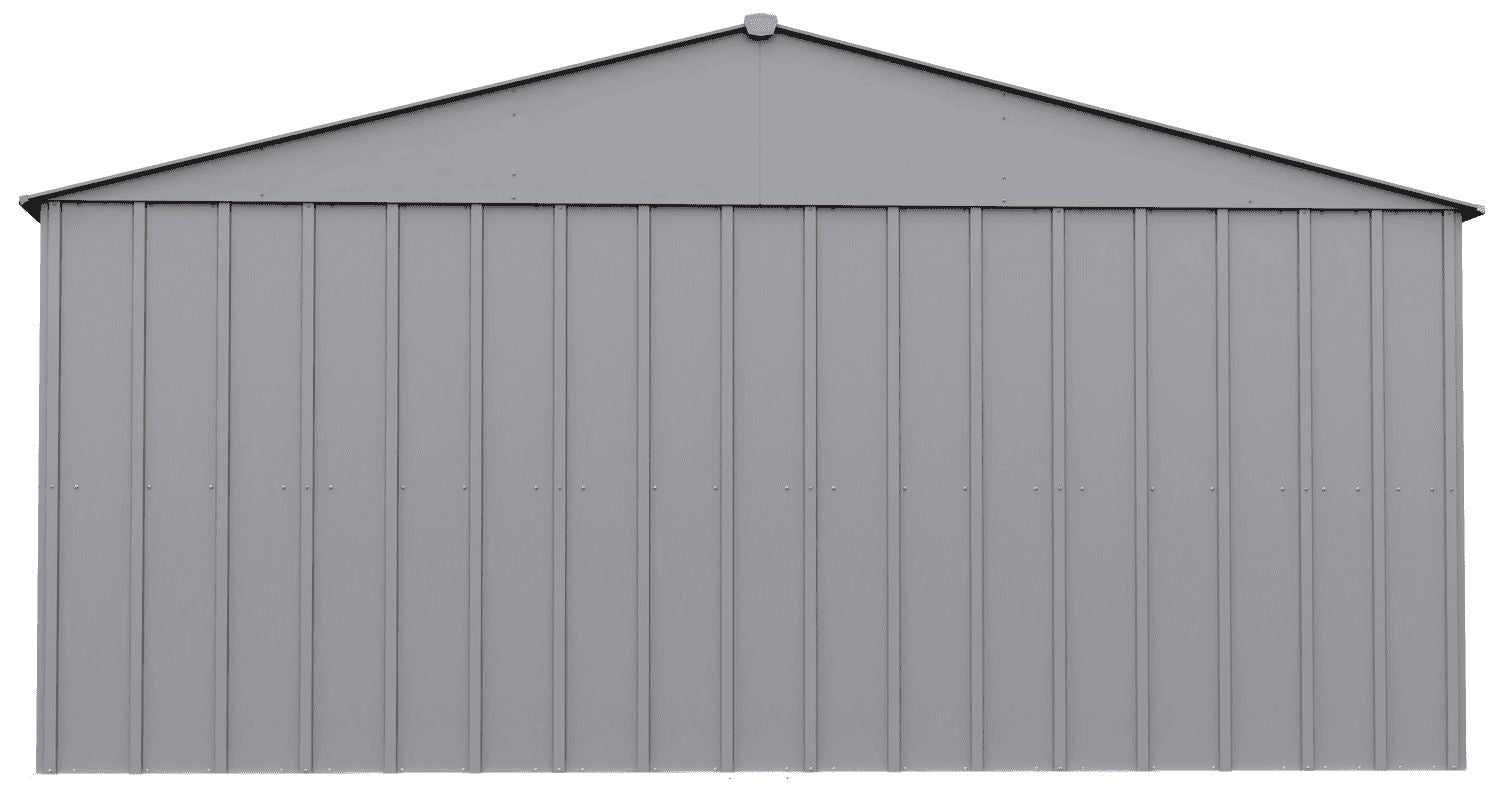 Classic 14x14-ft Flute Grey Corrosion-Resistant Steel Shed T4S5 - product image 6