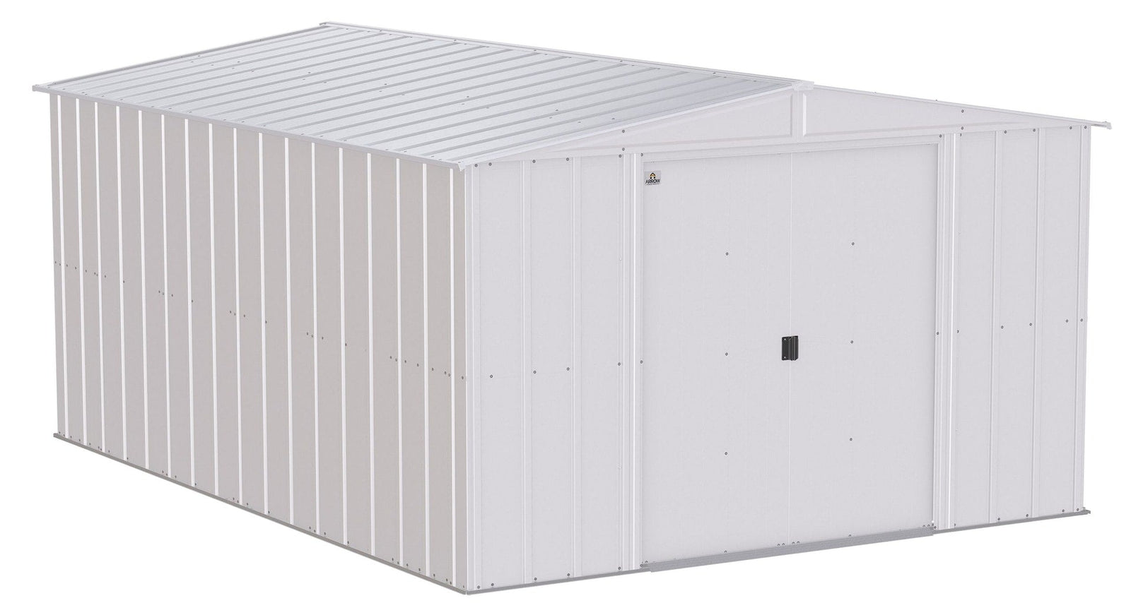 Classic Galvanized Steel Storage Shed, Flute Grey, 10-ft x 14-ft B0V6 - product image 2