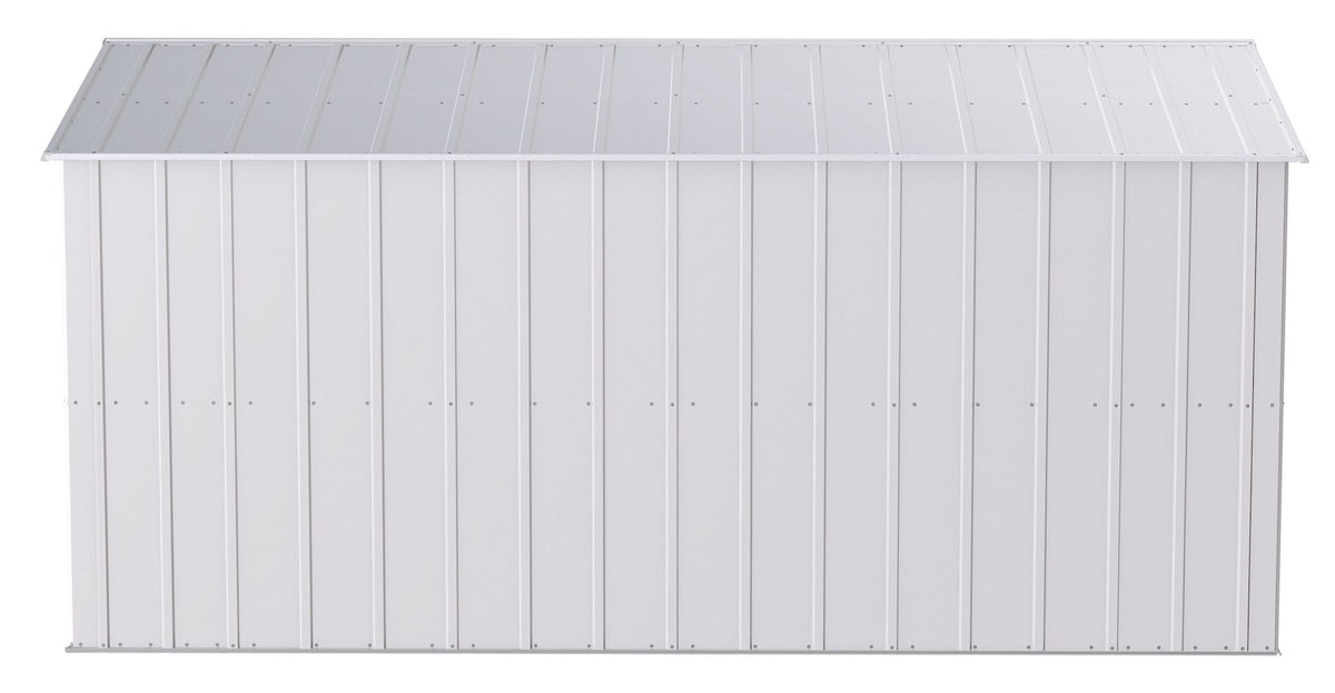 Classic Galvanized Steel Storage Shed, Flute Grey, 10-ft x 14-ft B0V6 - product image 5