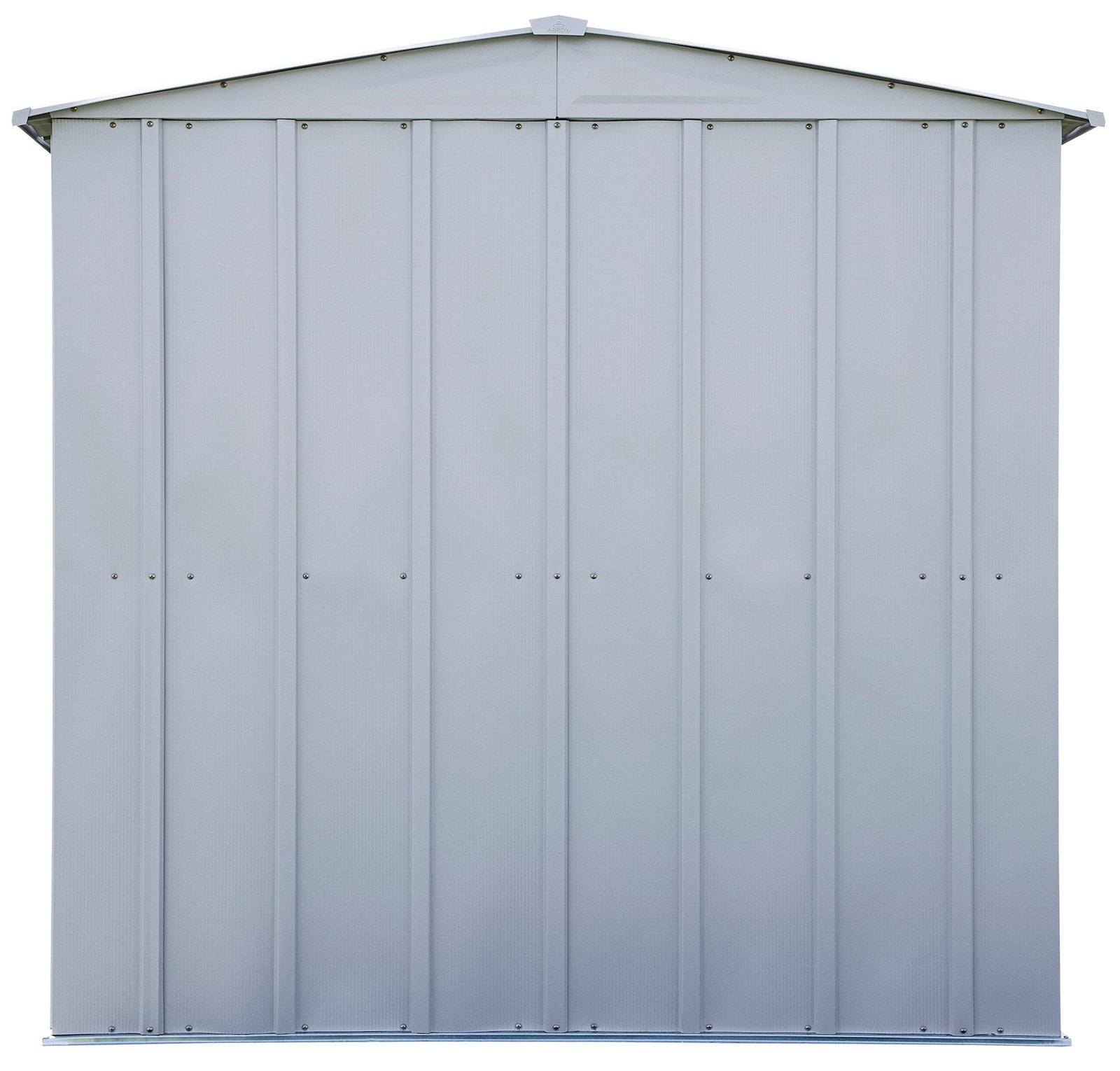 Classic Galvanized Steel Storage Shed, Flute Grey, 6-ft x 7-ft M0Z0 - product image 8
