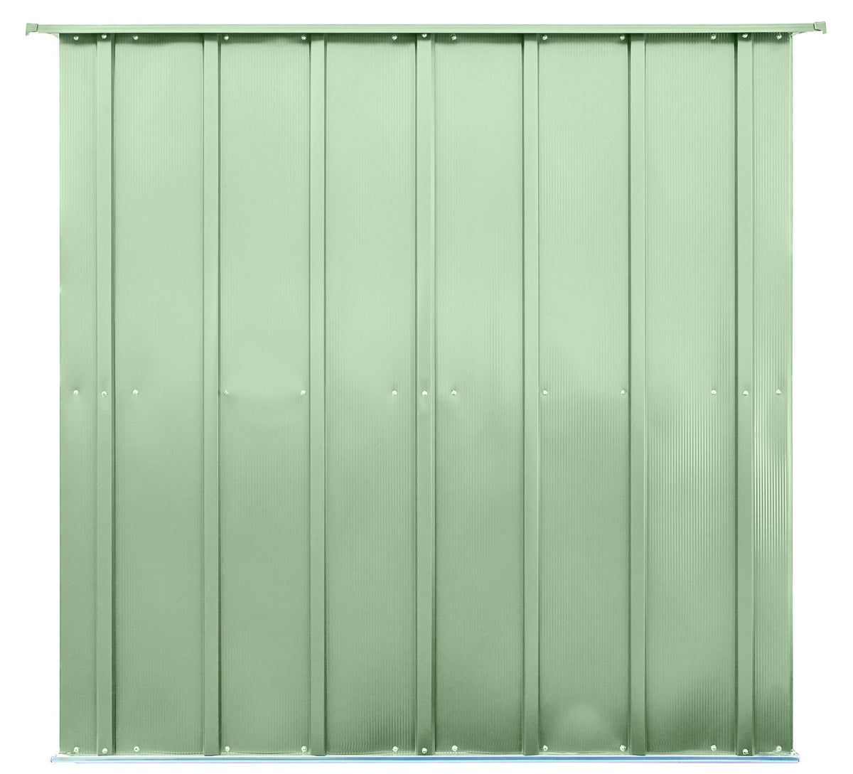 Classic Galvanized Steel Storage Shed, Sage Green, 8-ft x 6-ft G4H2 - product image 6