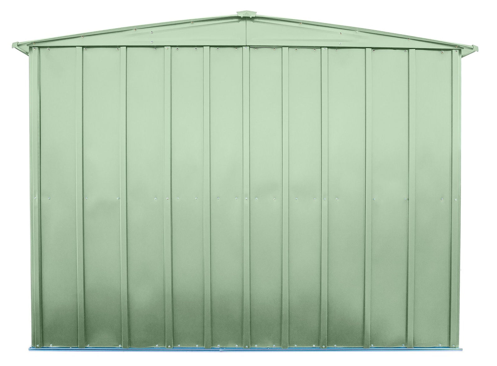 Classic Galvanized Steel Storage Shed, Sage Green, 8-ft x 6-ft G4H2 - product image 7