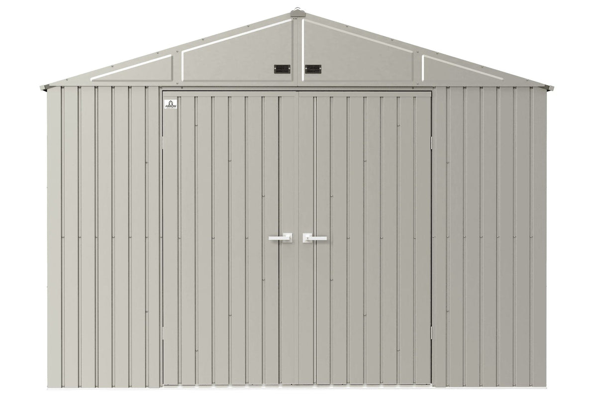 Elite 10x14-ft Cool Grey Corrosion-Resistant Steel Shed V3U0 - product image 1