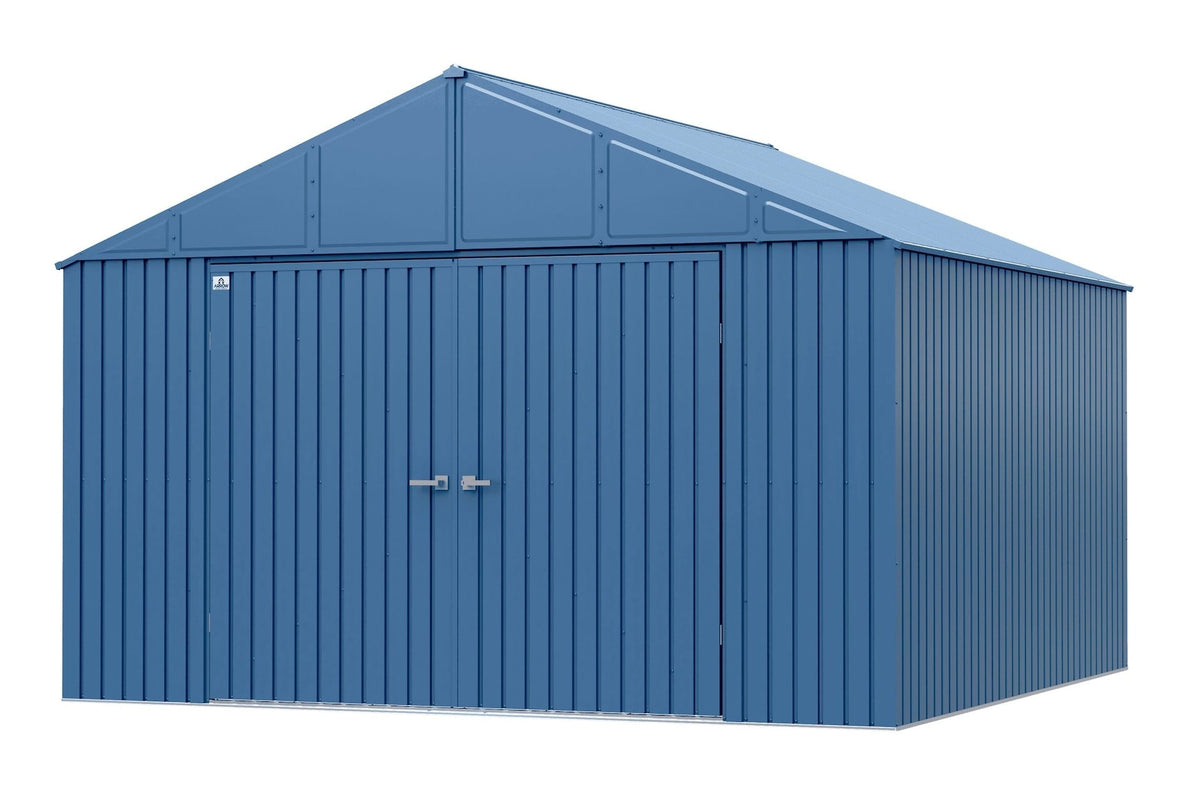 Elite 12x12-ft Blue Grey Corrosion-Resistant Steel Shed F5M2 - product image 2
