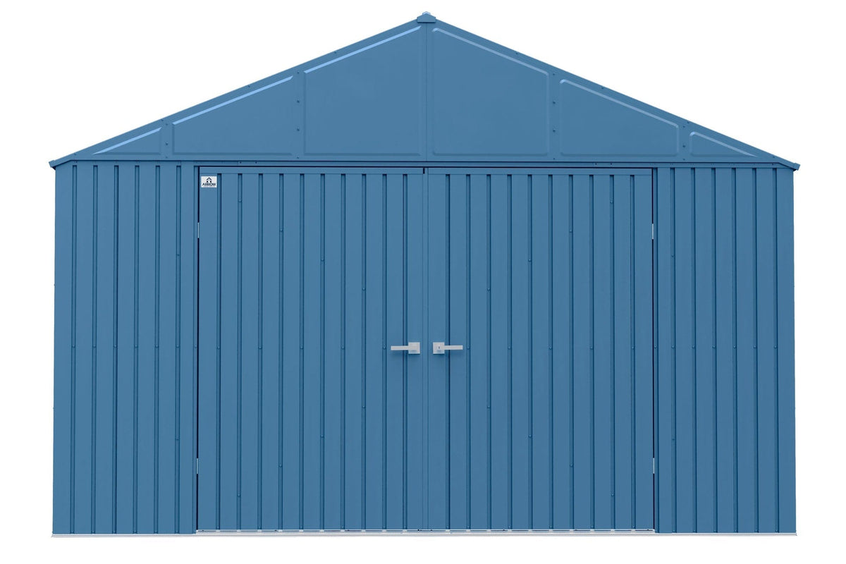 Elite 12x14-ft Blue Grey Corrosion-Resistant Steel Shed L9Q8 - product image 2