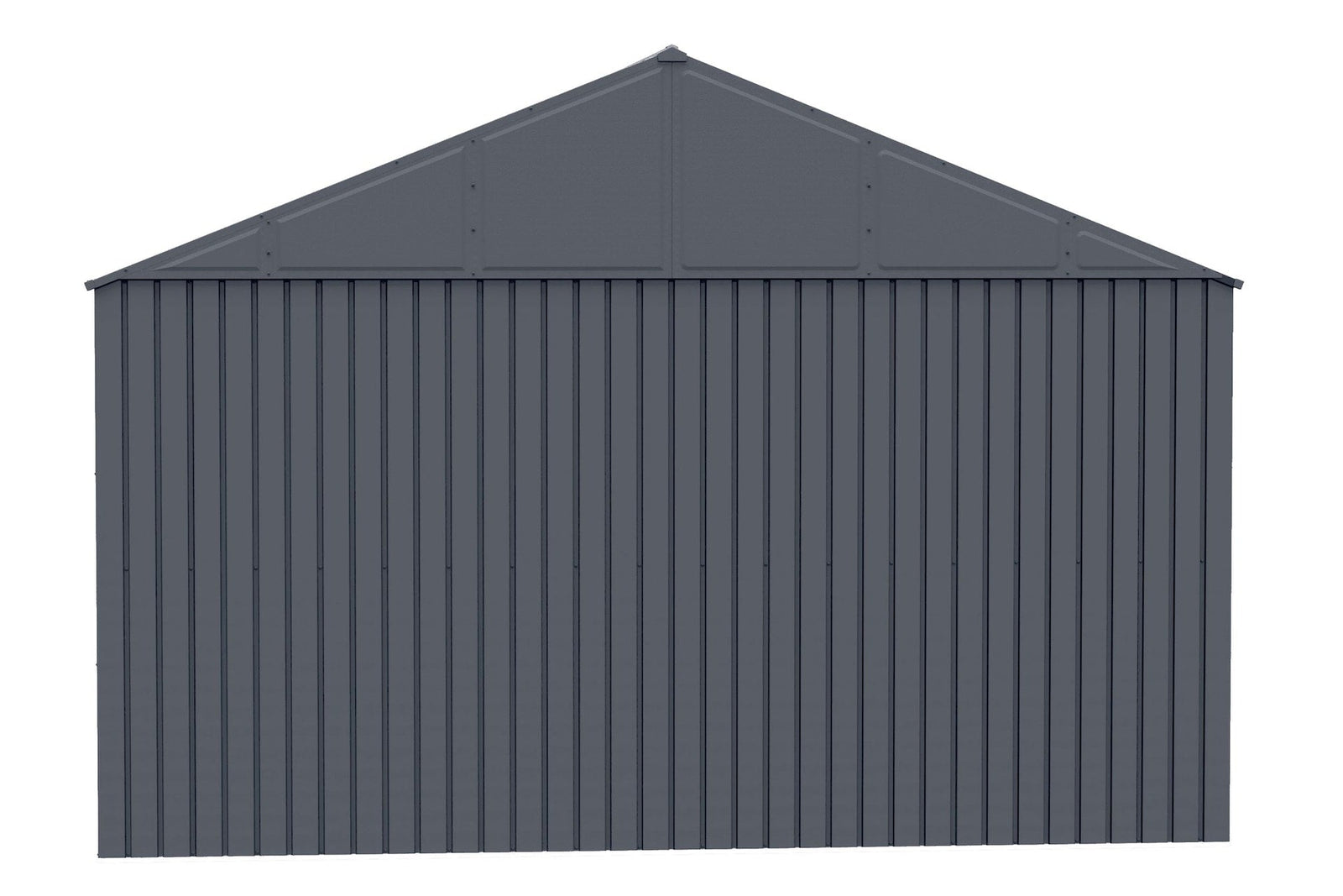 Elite 12x16-ft Anthracite Corrosion-Resistant Steel Storage Shed K7B9 - product image 5