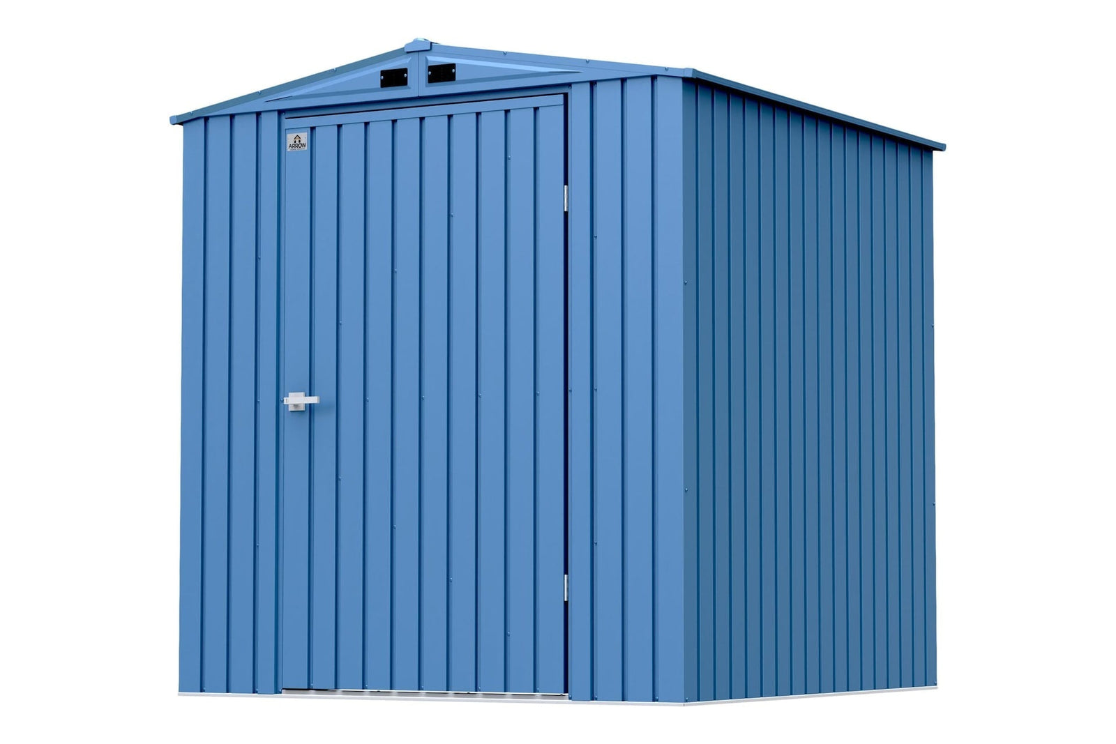 Elite Steel Storage Shed with Pent Roof, Blue Grey, 6-ft x 6-ft G5K8 - product image 1