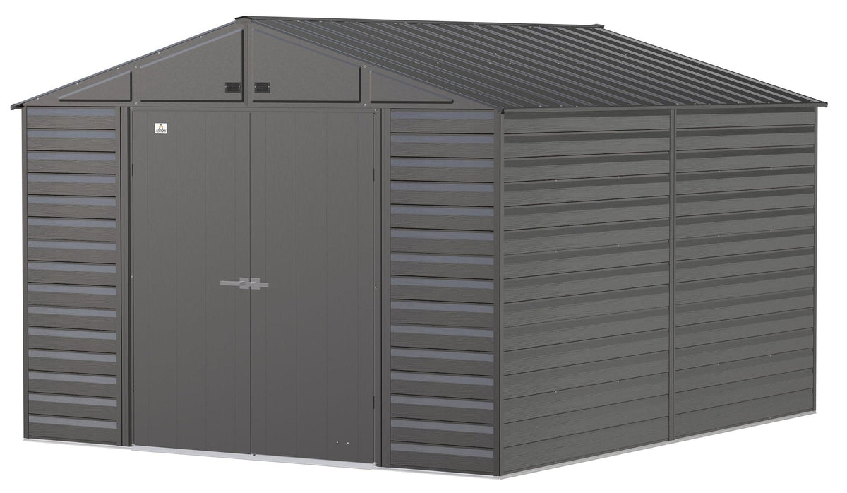 Select Galvanized Steel Storage Shed, Charcoal, 10-ft x 12-ft P8P3 - product image 3
