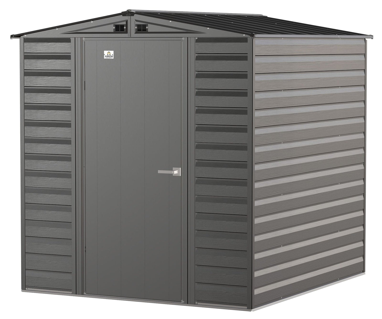 Select Galvanized Steel Storage Shed, Charcoal, 6-ft x 7-ft W9I5 - product image 2