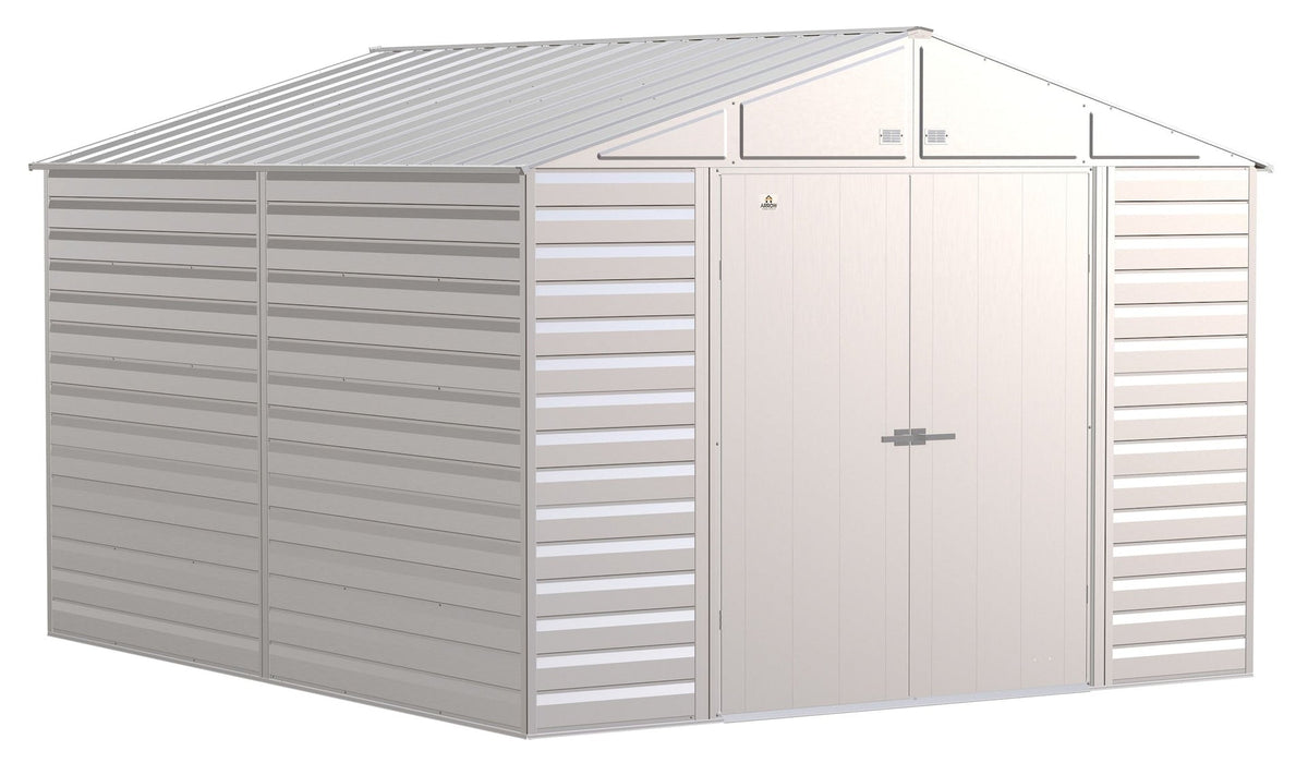 Select Galvanized Steel Storage Shed, Flute Grey, 10-ft x 12-ft V9D3 - product image 2
