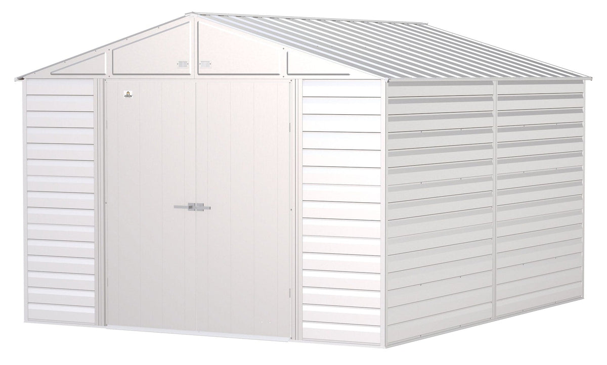 Select Galvanized Steel Storage Shed, Flute Grey, 10-ft x 12-ft V9D3 - product image 3