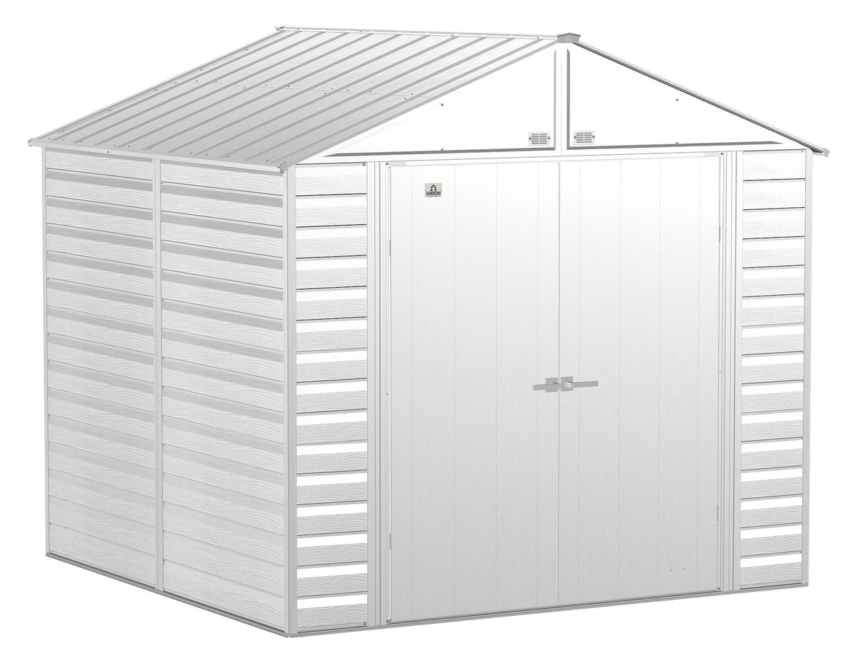 Select Galvanized Steel Storage Shed, Flute Grey, 8-ft x 8-ft M9I6 - product image 3