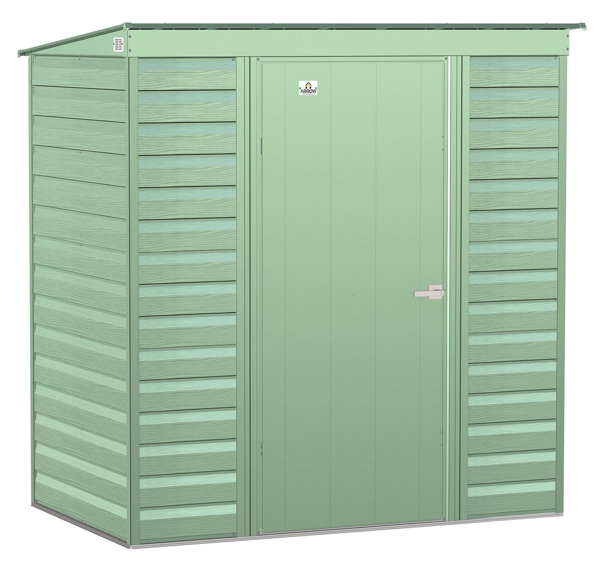 Select Galvanized Steel Storage Shed, Sage Green, 6-ft x 4-ft S7M6 - product image 2