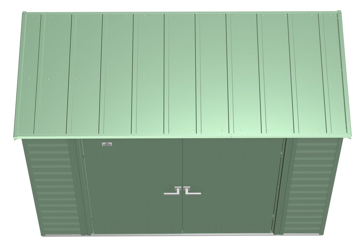 Select Galvanized Steel Storage Shed, Sage Green, 8-ft x 4-ft M7I2 - product image 5