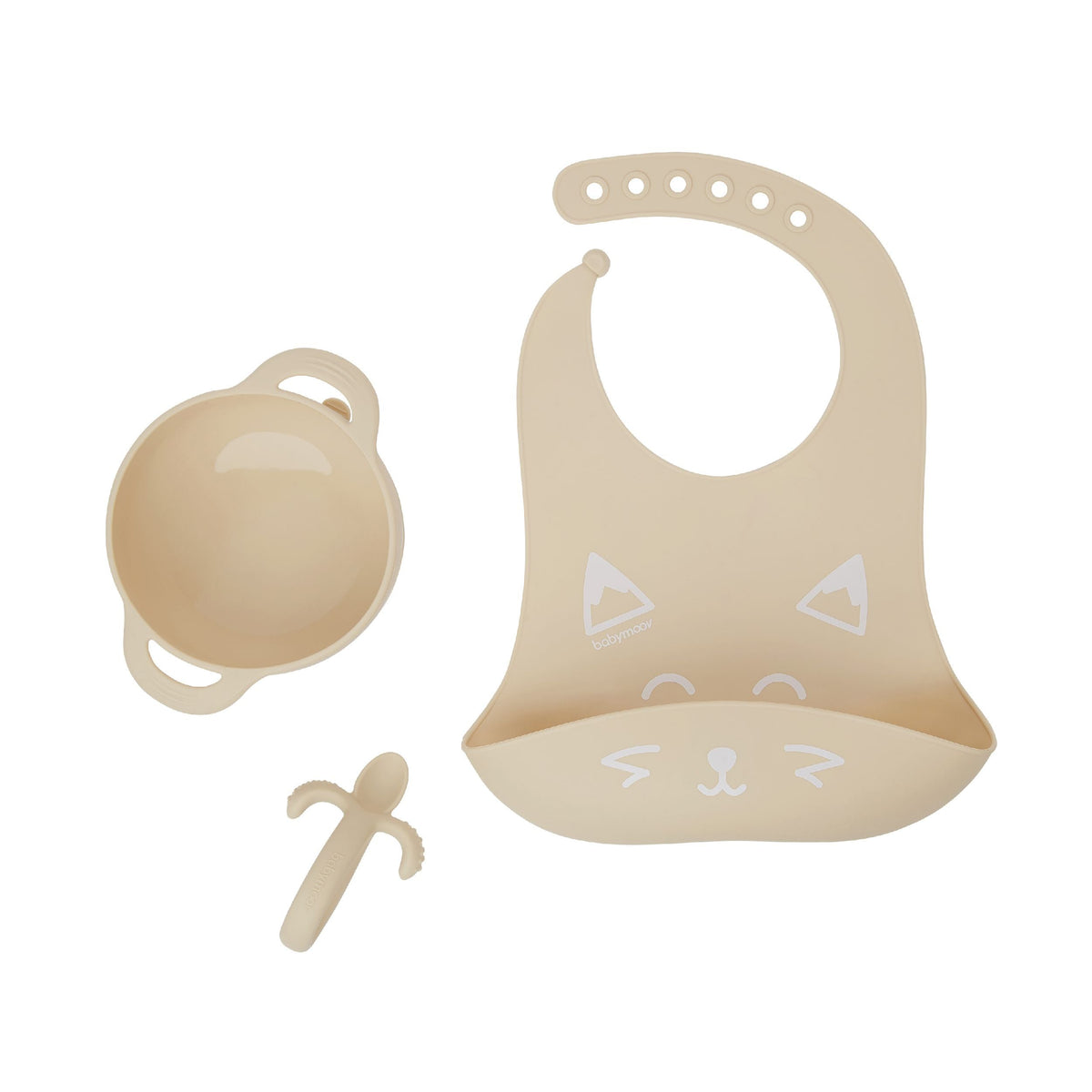 First'isy Silicone Feeding Set, Fox A8C4 - product image 1