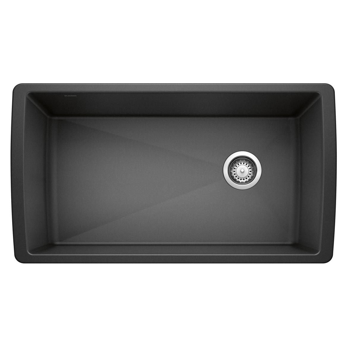 Diamond SILGRANIT 33-in Super Single Undermount Kitchen Sink, Anthracite C6J7 - product image 1