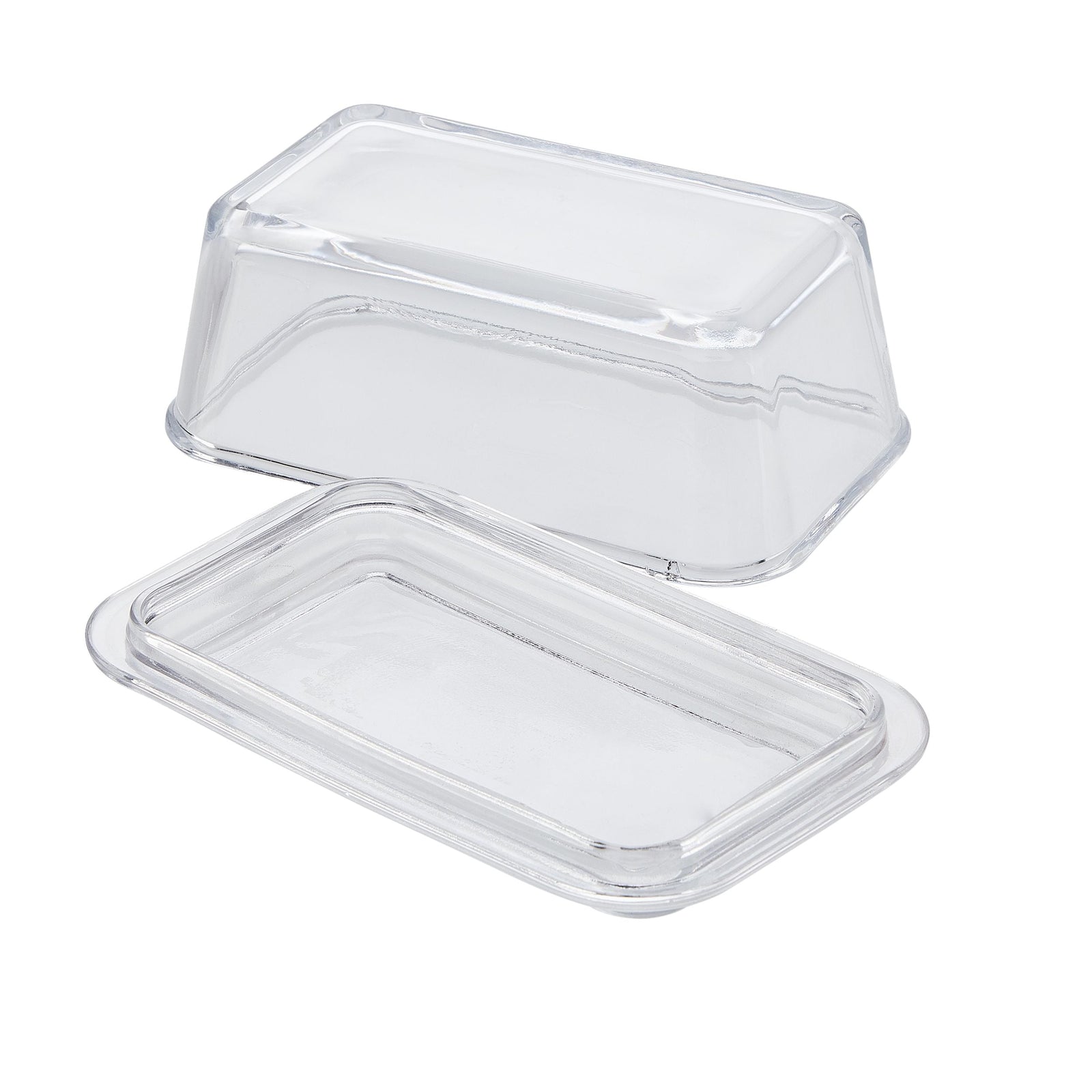 Glass Butter Dish, 1-lb Butter Capacity, With Lid, Dishwasher Safe X8D7 - product image 1