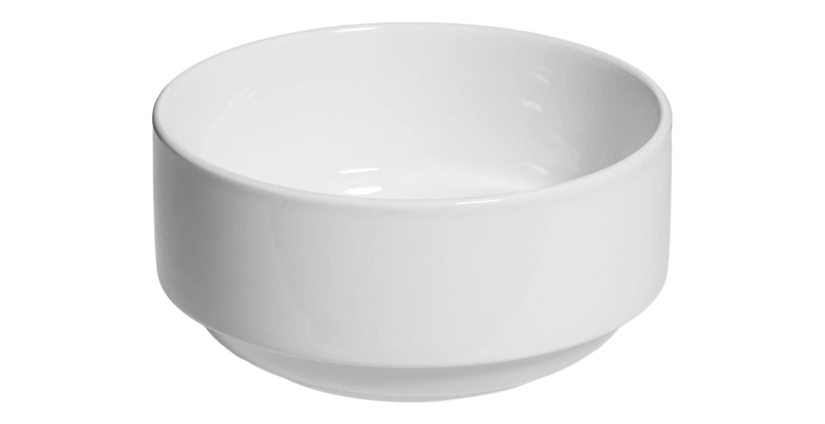 Modern Edge Porcelain All Purpose Bowl, 5-in, White F0W6 - product image 1