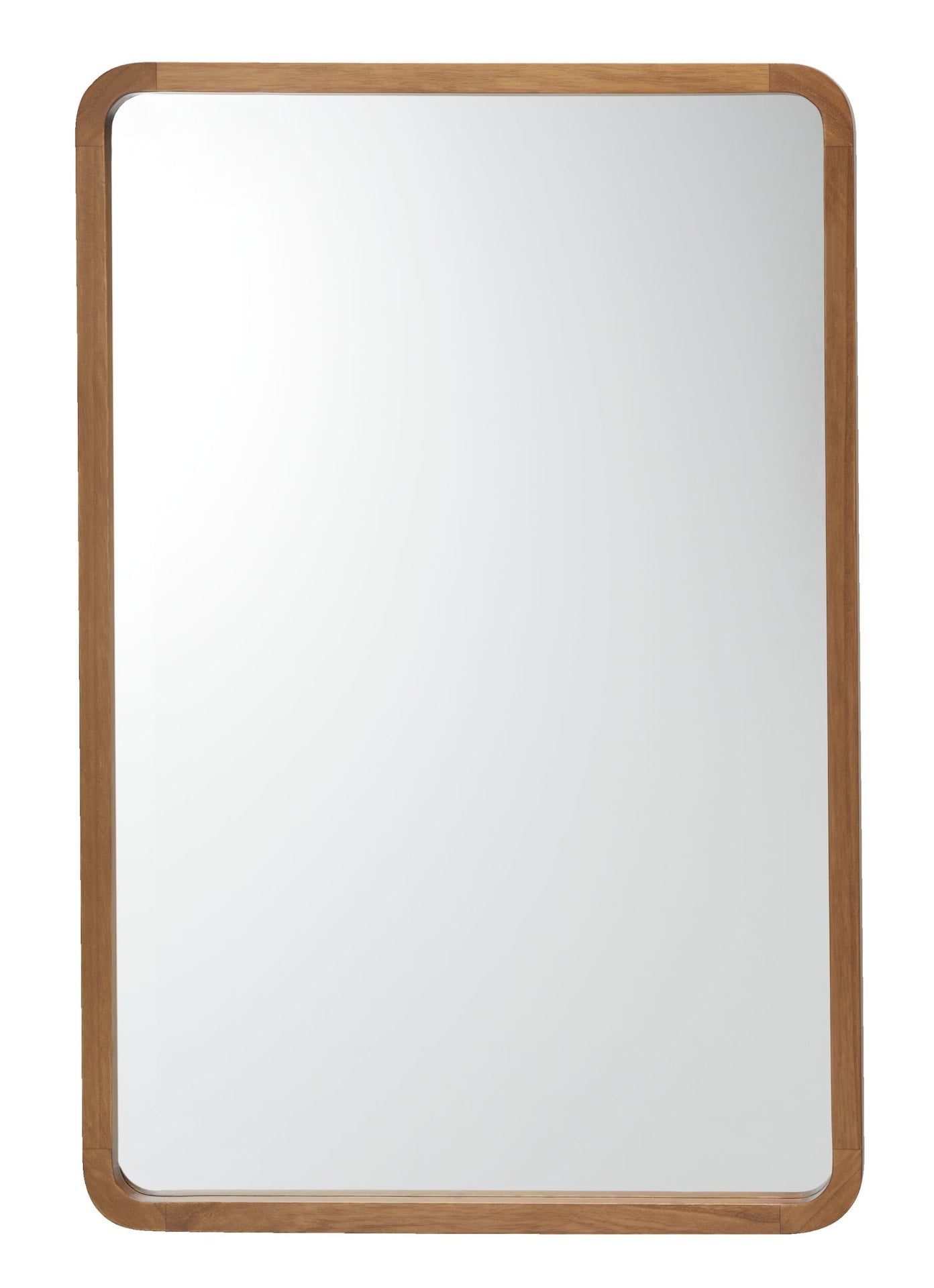 Springside Pearwood Rectangular Wall Mirror, Brown, 24 x 36-in M3W7 - product image 3