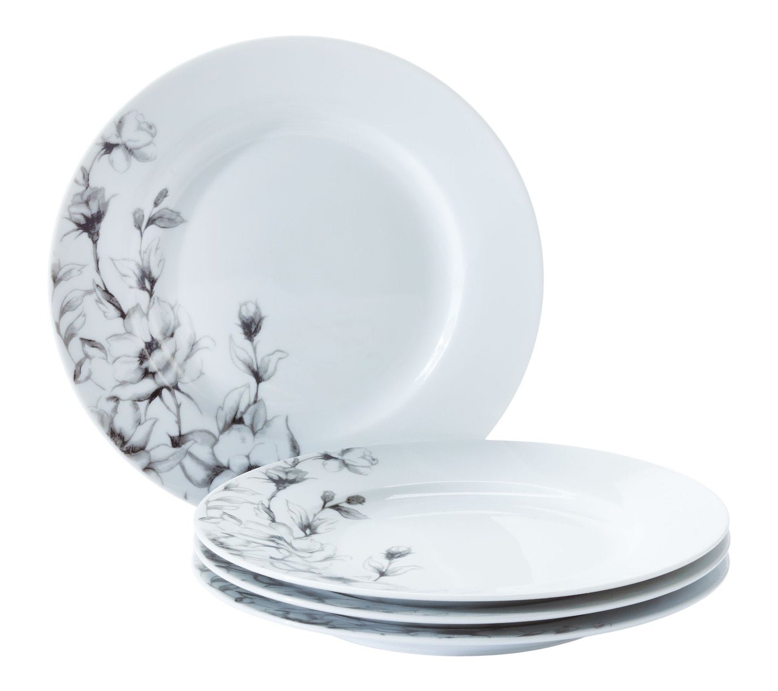 Wild Rose Side Plate, 1-pc, White, Dishwasher & Microwave-Safe V0J4 - product image 1