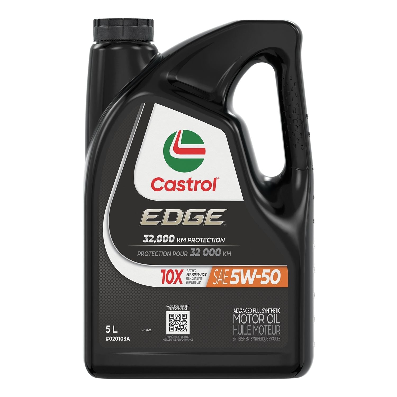 EDGE 5W50 Advanced Synthetic Engine/Motor Oil, 5-L C2C8 - product image 1