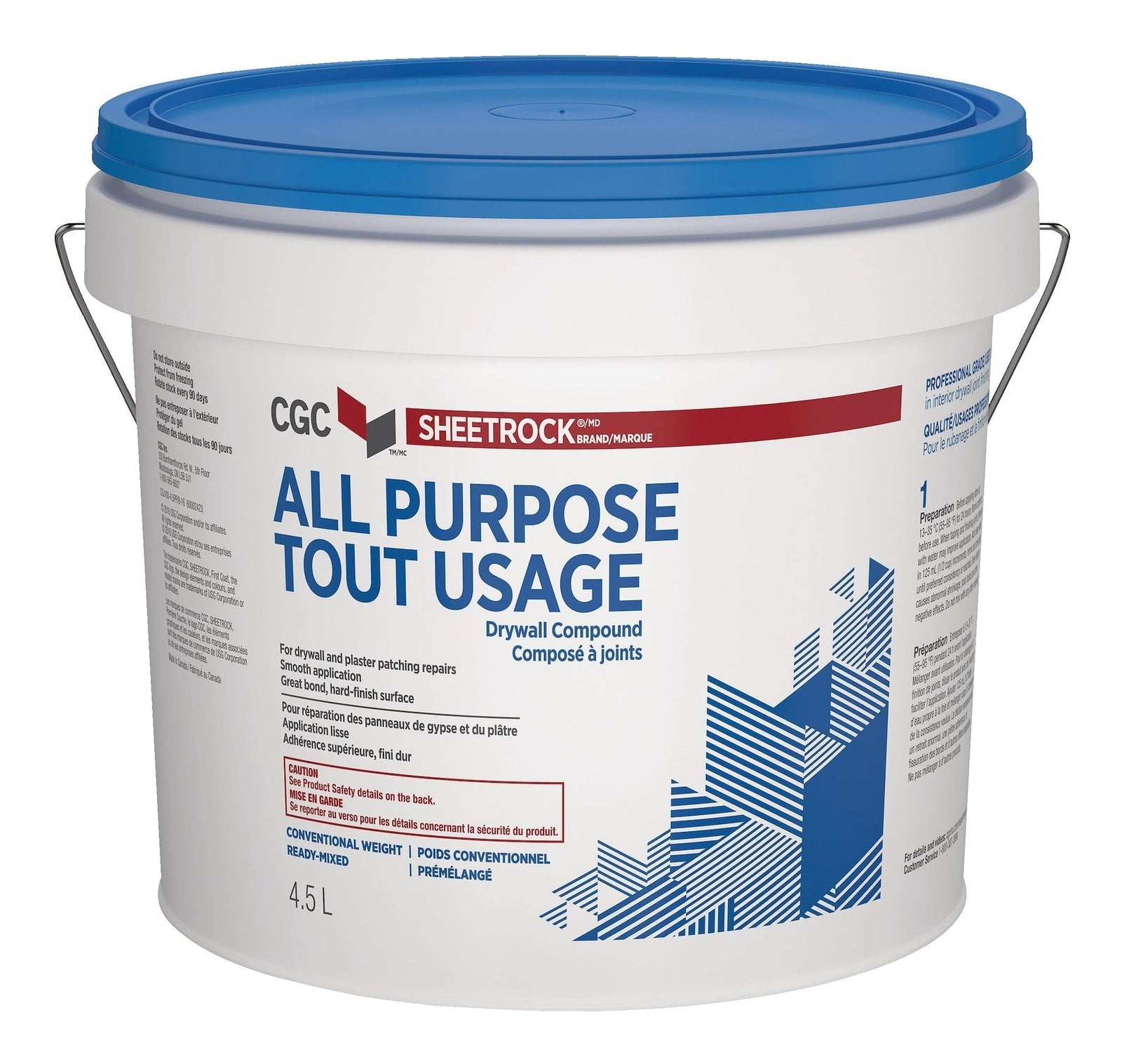 Sheetrock All-Purpose Ready-Mixed Drywall Compound, 4.5-L Pail B7I0 - product image 1