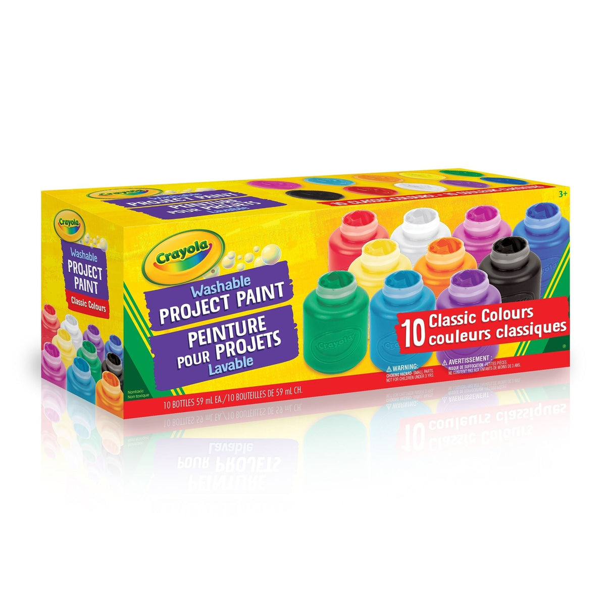Washable Project Paint Activity Jar Set, Multi-Colour, 20-oz, 10-pk, Ages 3+ B0R8 - product image 2