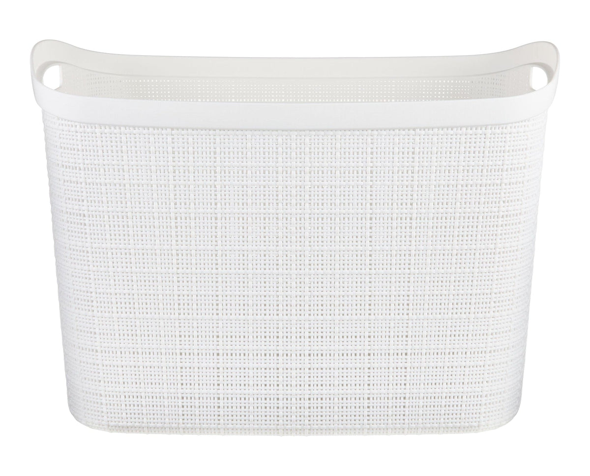 Extra Large Jute Weave Storage Basket, White E2W0 - product image 1