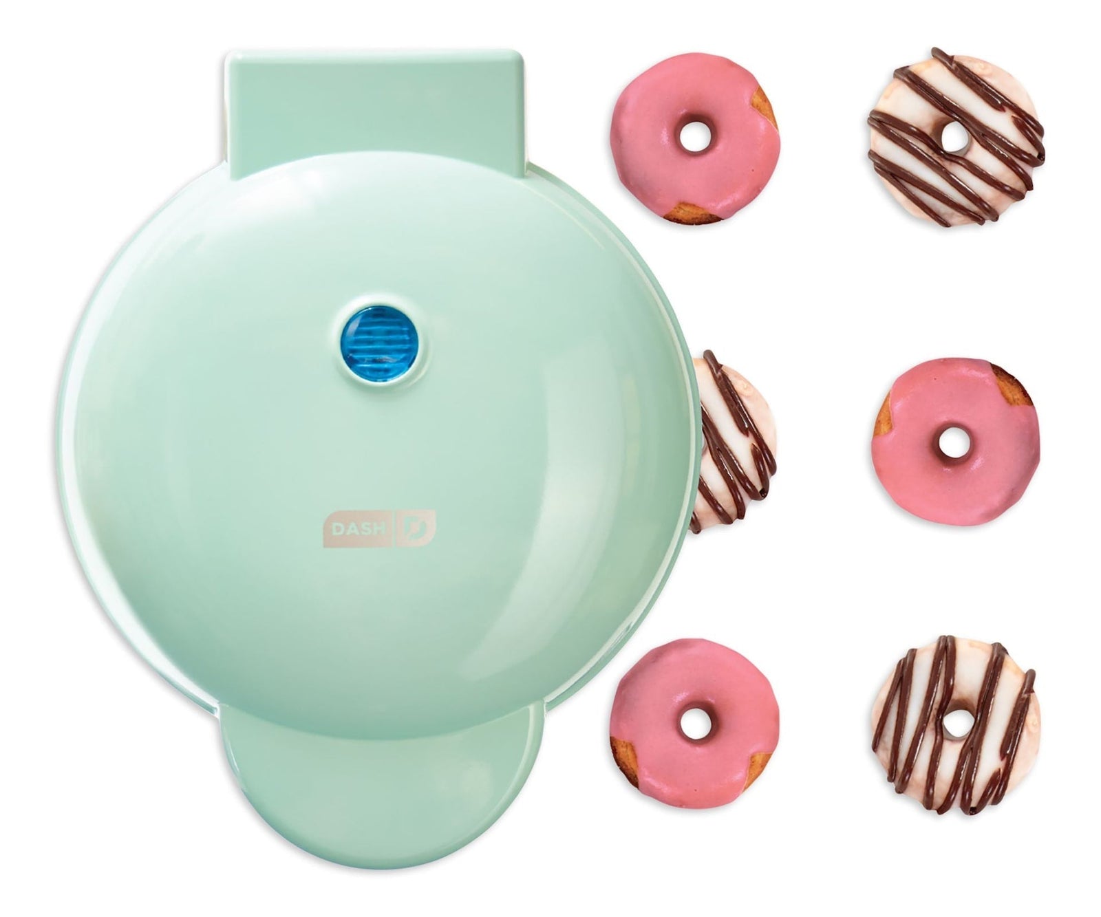 Express Mini Compact Electric Donut Maker, Non-Stick Surface, Aqua G4E0 - product image 5