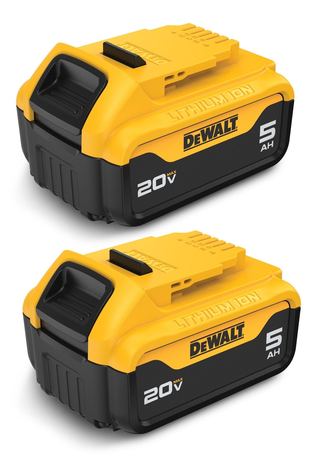 DCB205-2 20V MAX Lithium-Ion 5.0Ah Battery Pack with LED Fuel Gauge, 2-pk X1I4 - product image 1