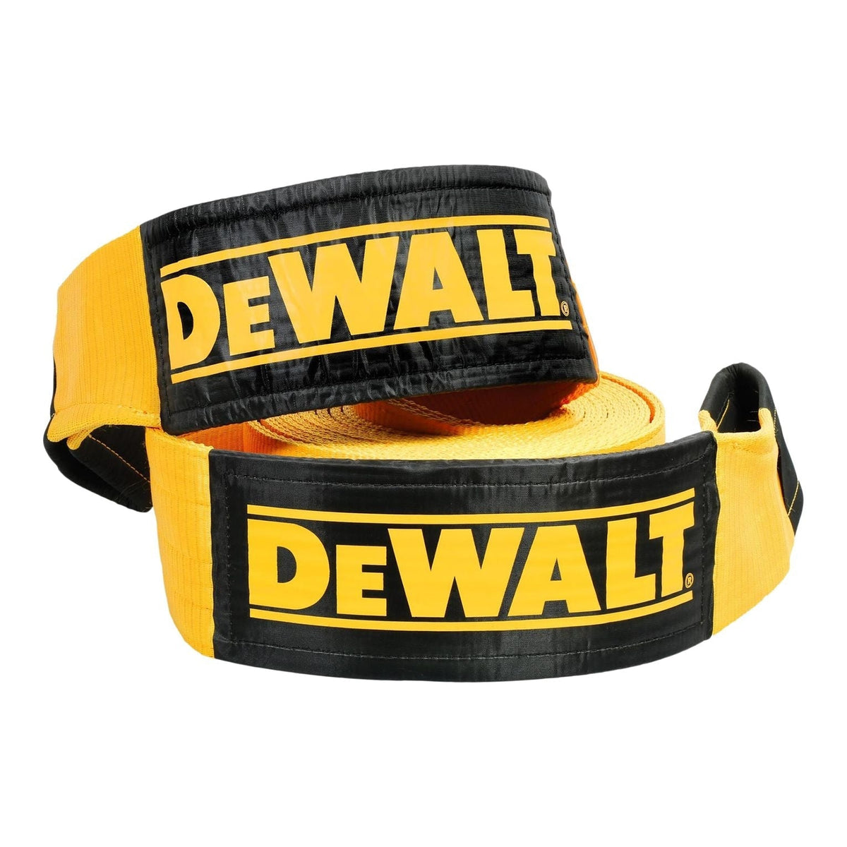 Heavy-Duty 75000-lb Break Strength Looped End Recovery Strap, Yellow, 6-in x 30-ft F9J0 - product image 2