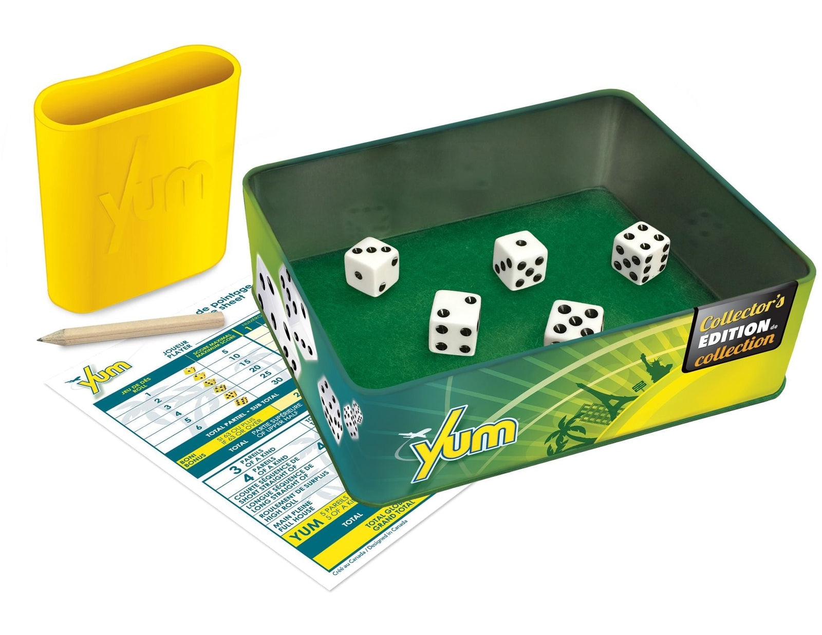 Gladius Yum Classic Collector's Edition Poker Dice Game Set, Ages 8+ E8W6 - product image 5
