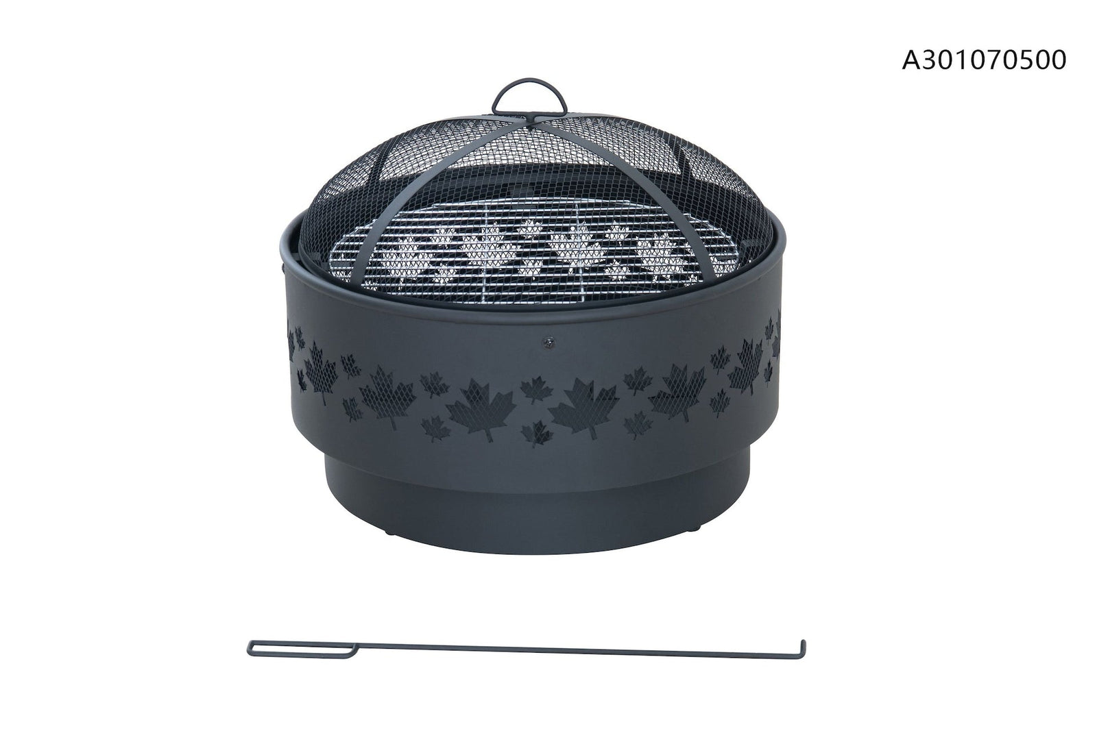 Brome Round Outdoor Wood Firepit, 24-in T2H6 - product image 2