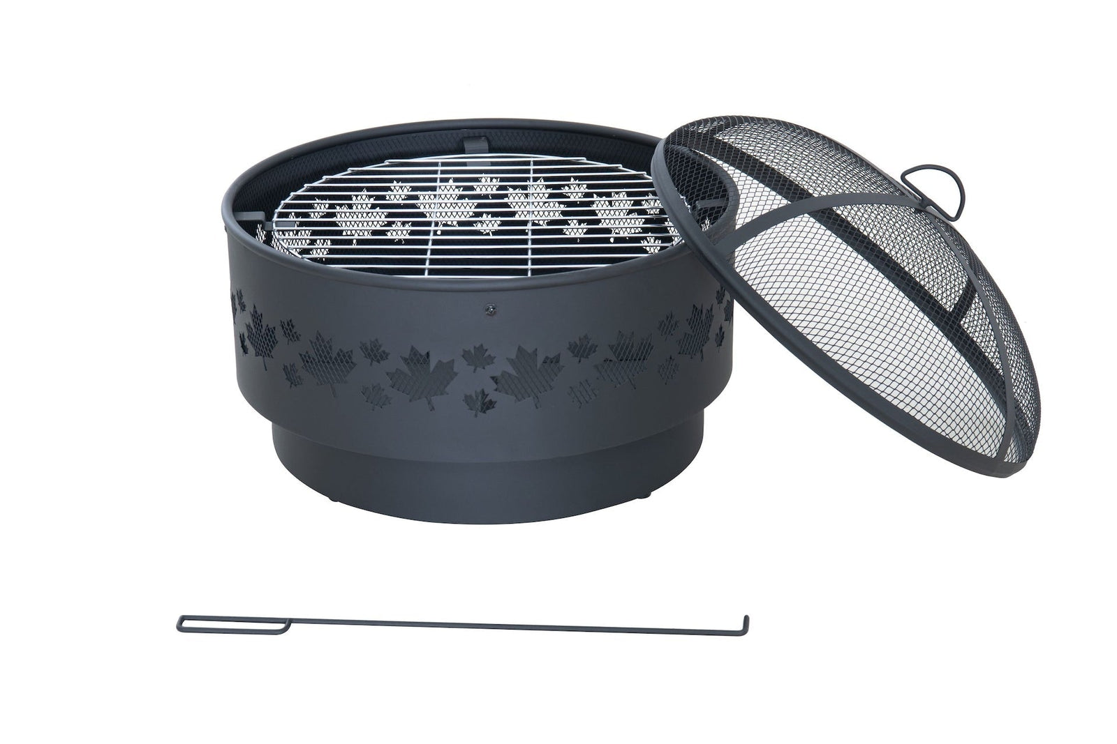 Brome Round Outdoor Wood Firepit, 24-in T2H6 - product image 7