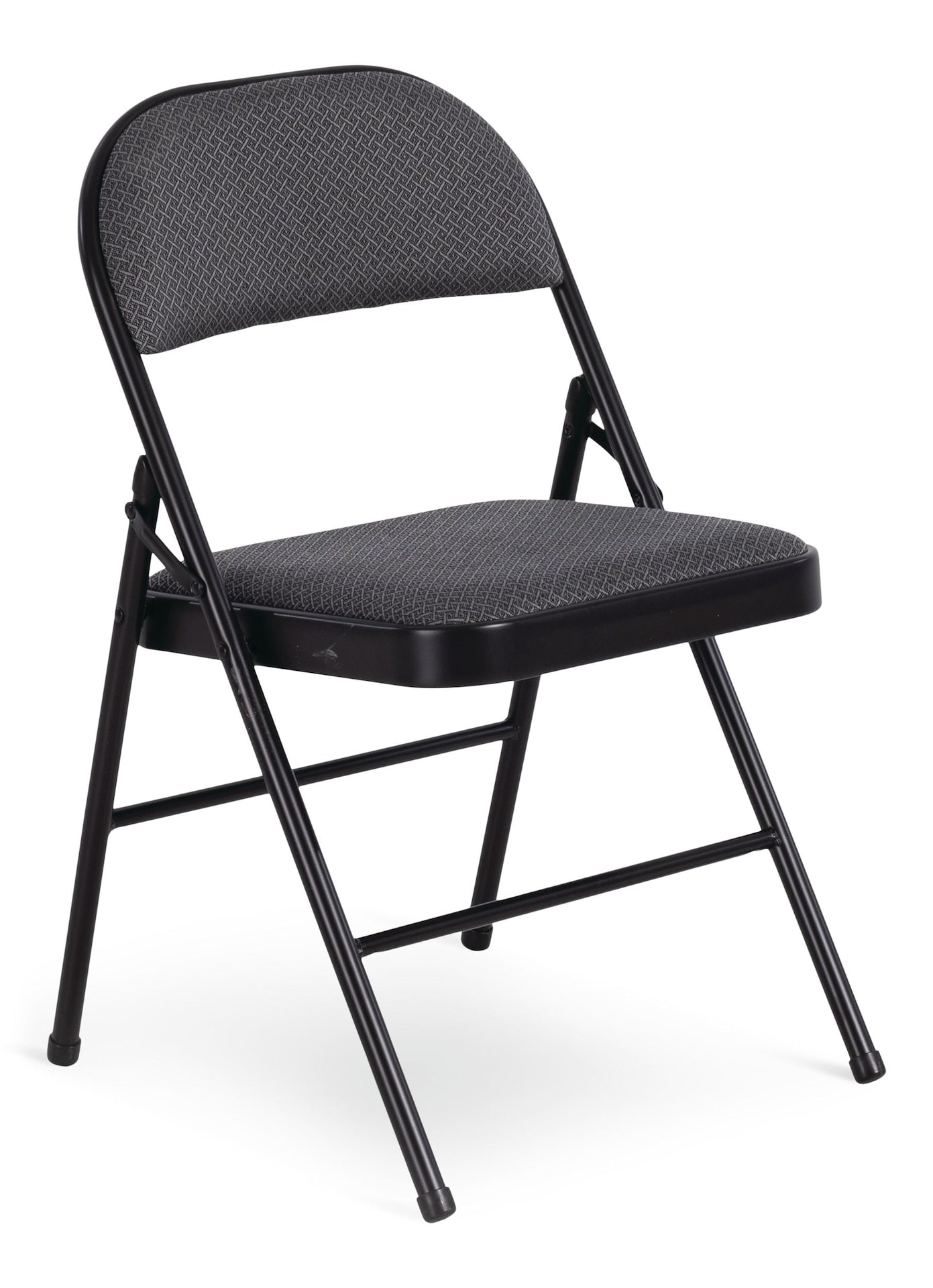 Fabric Folding/Compact Chair, Grey Fabric & Black Frame N9U4 - product image 1