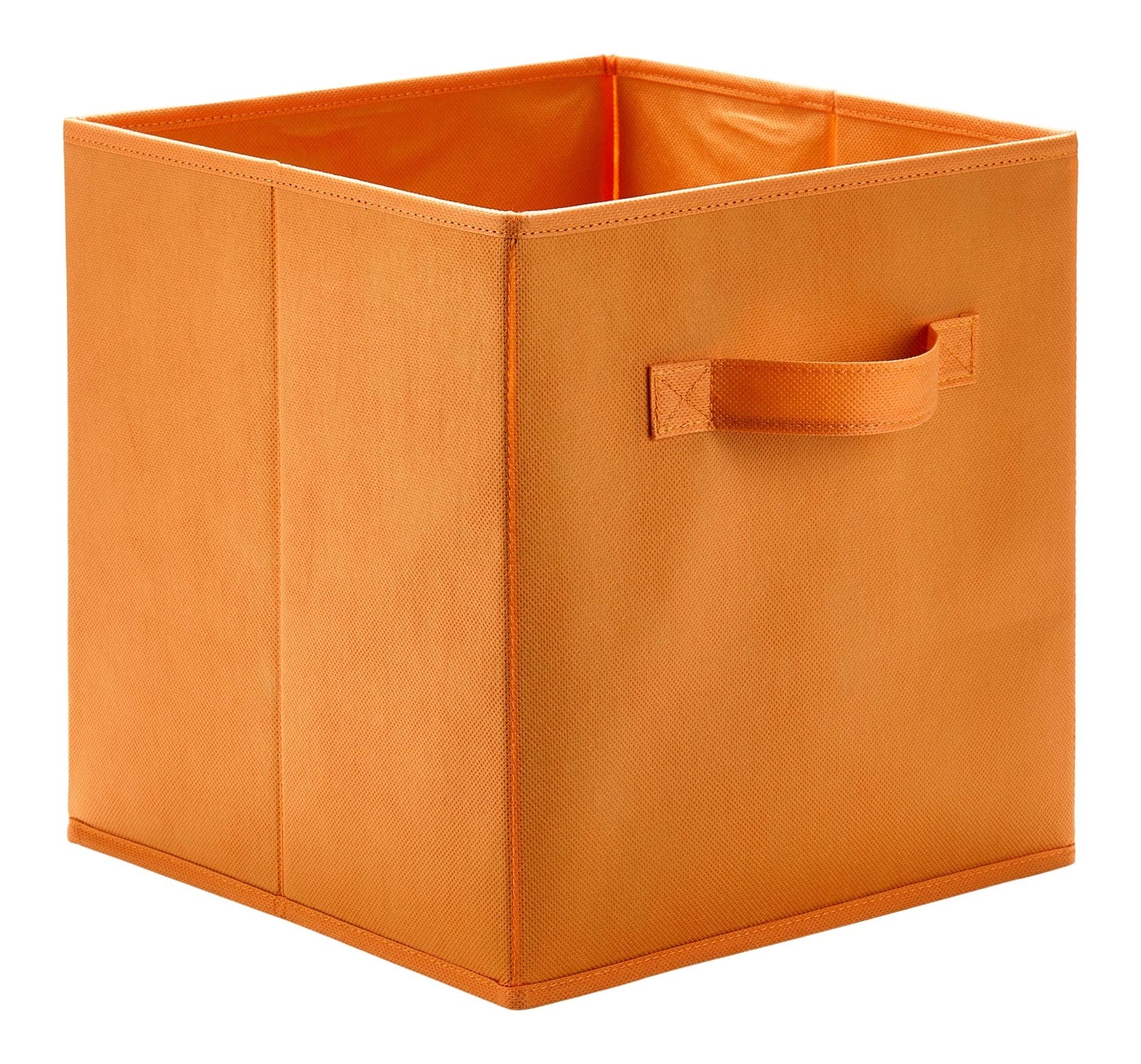 Orange Fabric Foldable Storage Cube Drawers, 10.5x11-in A4W8 - product image 1