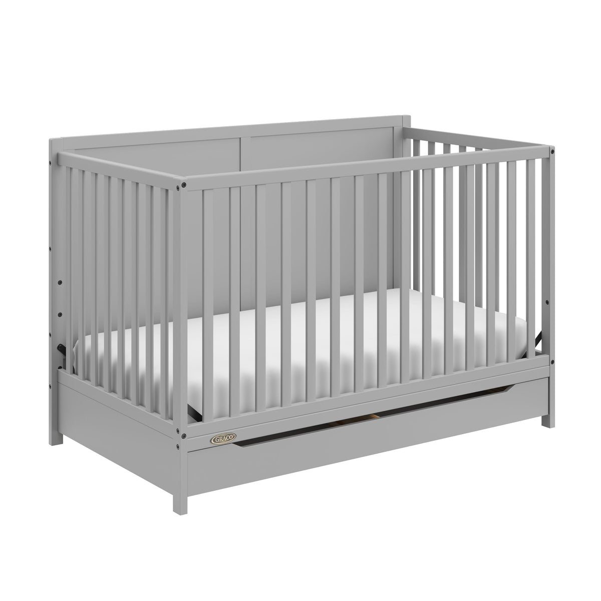 Melrose 5-In-1 Convertible Crib, Grey I7R3 - product image 1