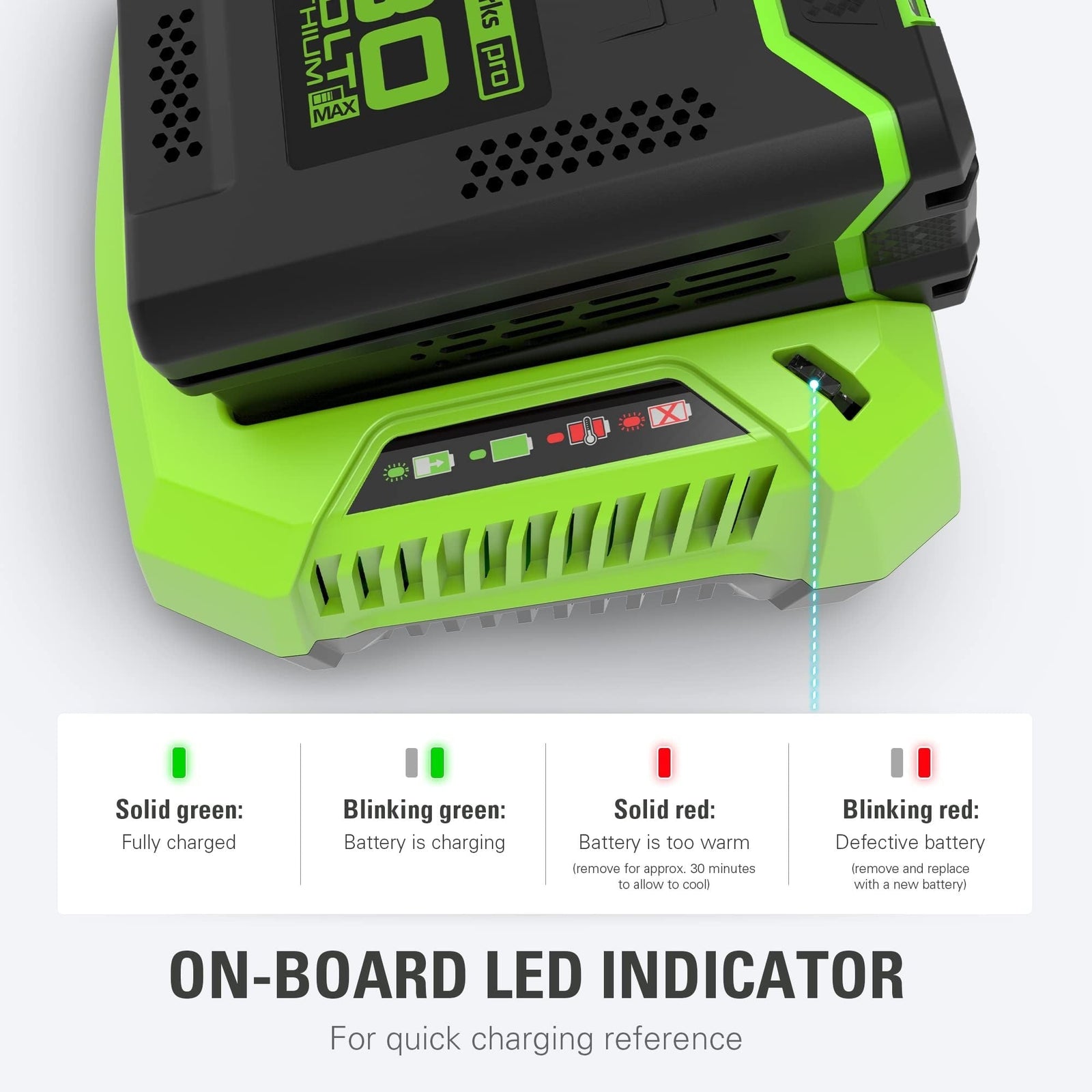 PRO 80V 2Ah Lithium-Ion Battery Charger for CT#: 060-1706 Q8W7 - product image 6