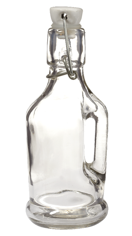 Home Made Glass Flip-Top Lid Bottle, Assorted Sizes, 1-pc A3F5 - product image 1