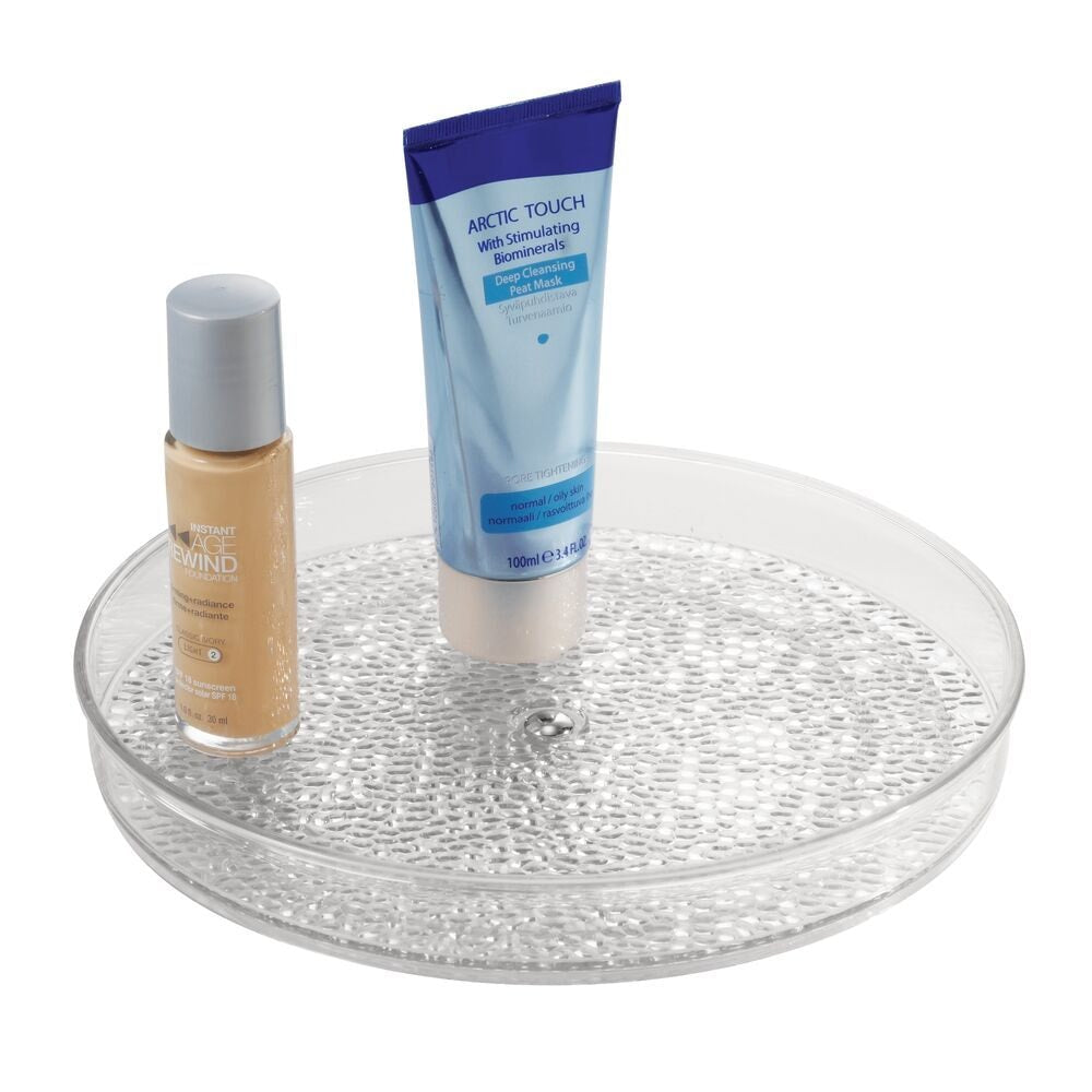 Rain Spinner Turntable Vanity Organizer, Clear, 9-in K6O0 - product image 1