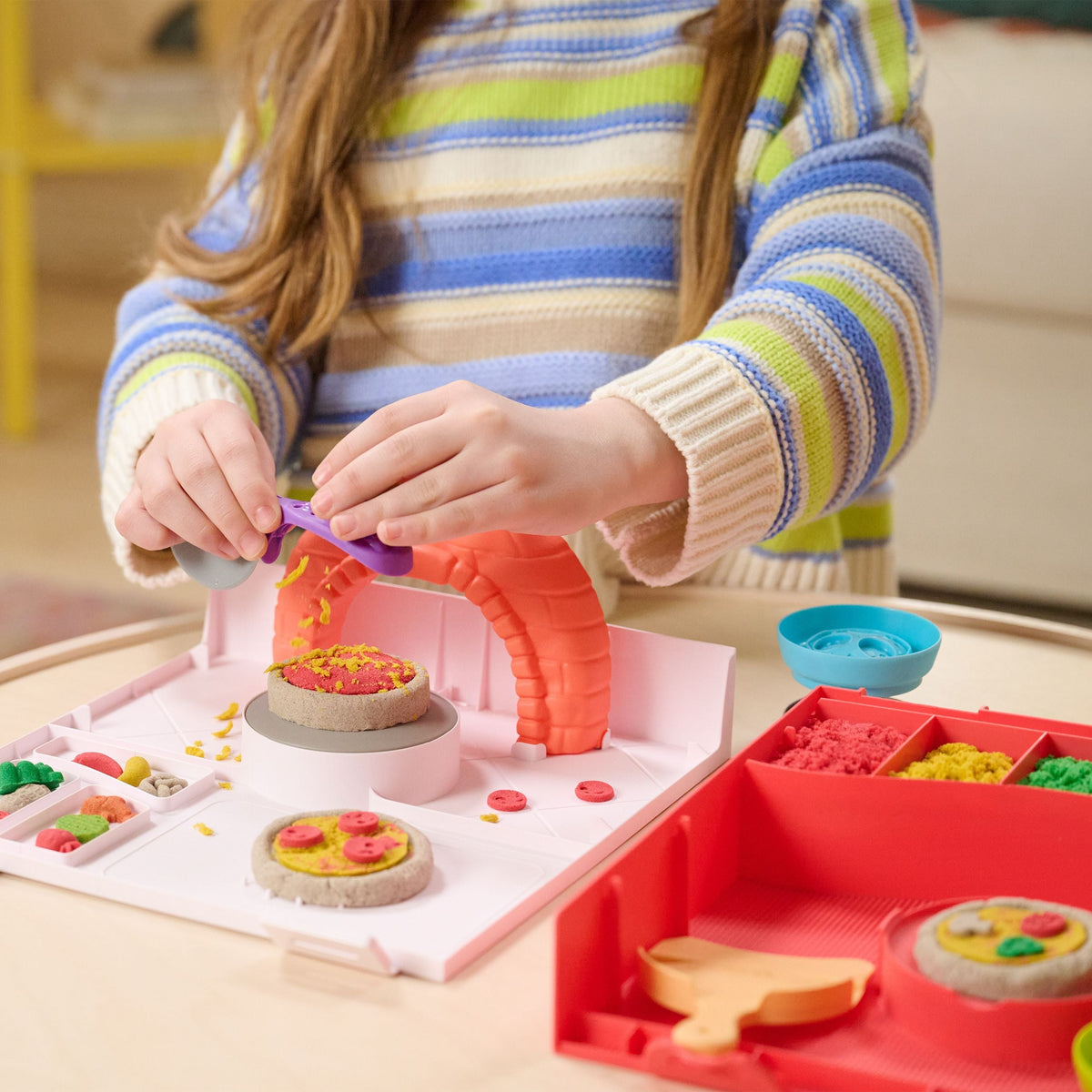 Sand 4-Colour SquishPizza Set with Rising Action K8R4 - product image 8