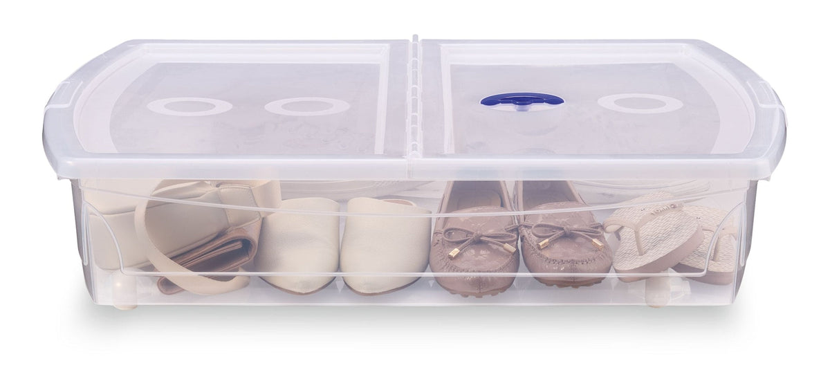 Shallow Under-the-Bed Storage Tote with Wheels S0U7 - product image 3