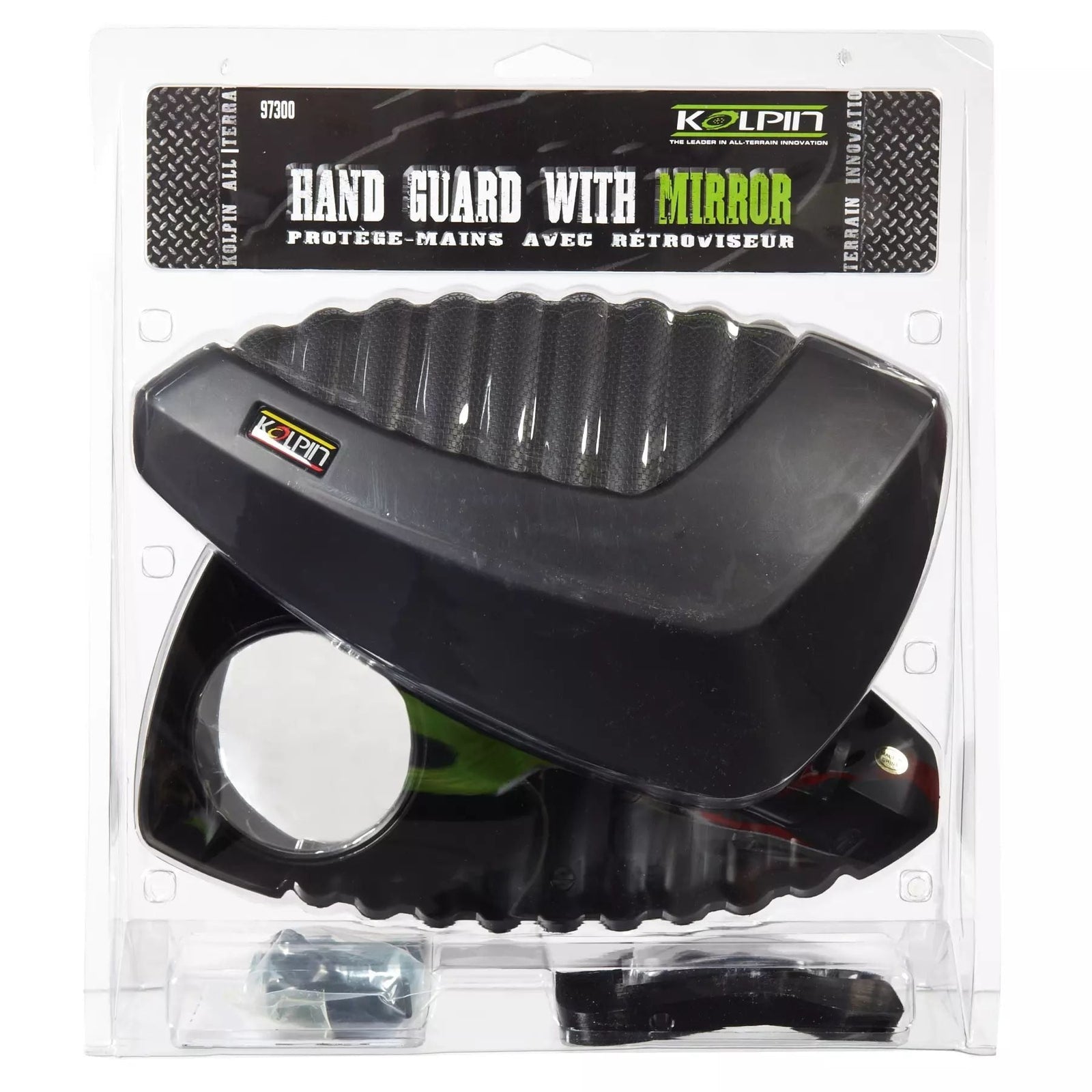 Universal ATV Hand Guard with Rearview Mirror Q3E4 - product image 1