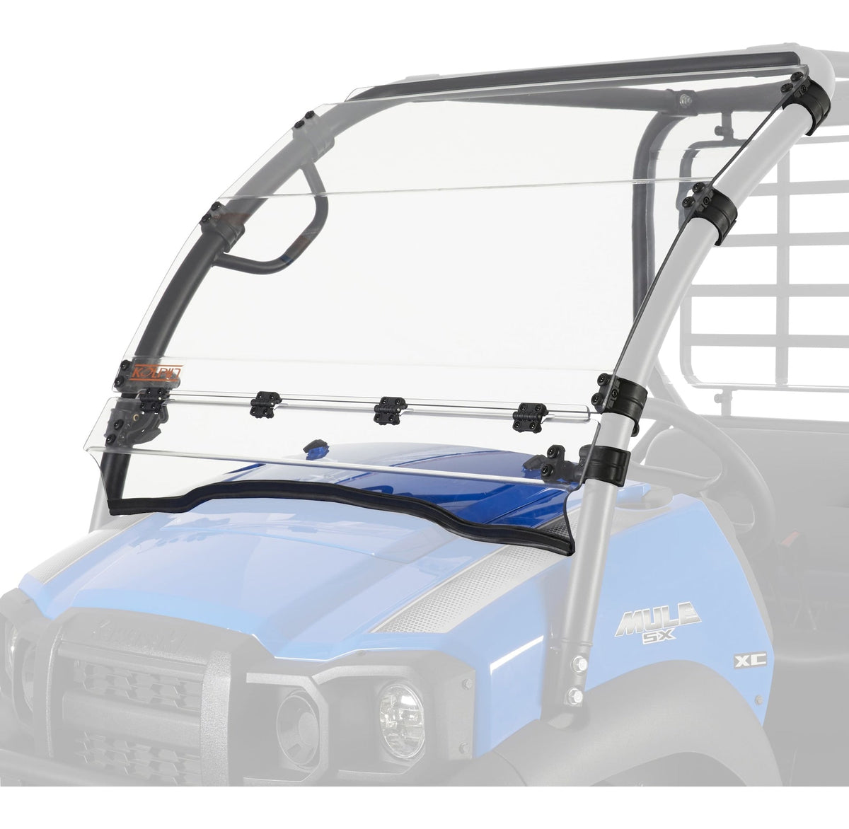 UTV Windshield Full-Fold for Kawasaki Mule SX Z7W8 - product image 1